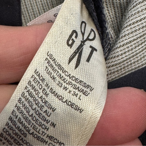 Goodthreads Men’s Skinny Chino Pants Navy 33x34 Cotton Stretch - Picture 7 of 9